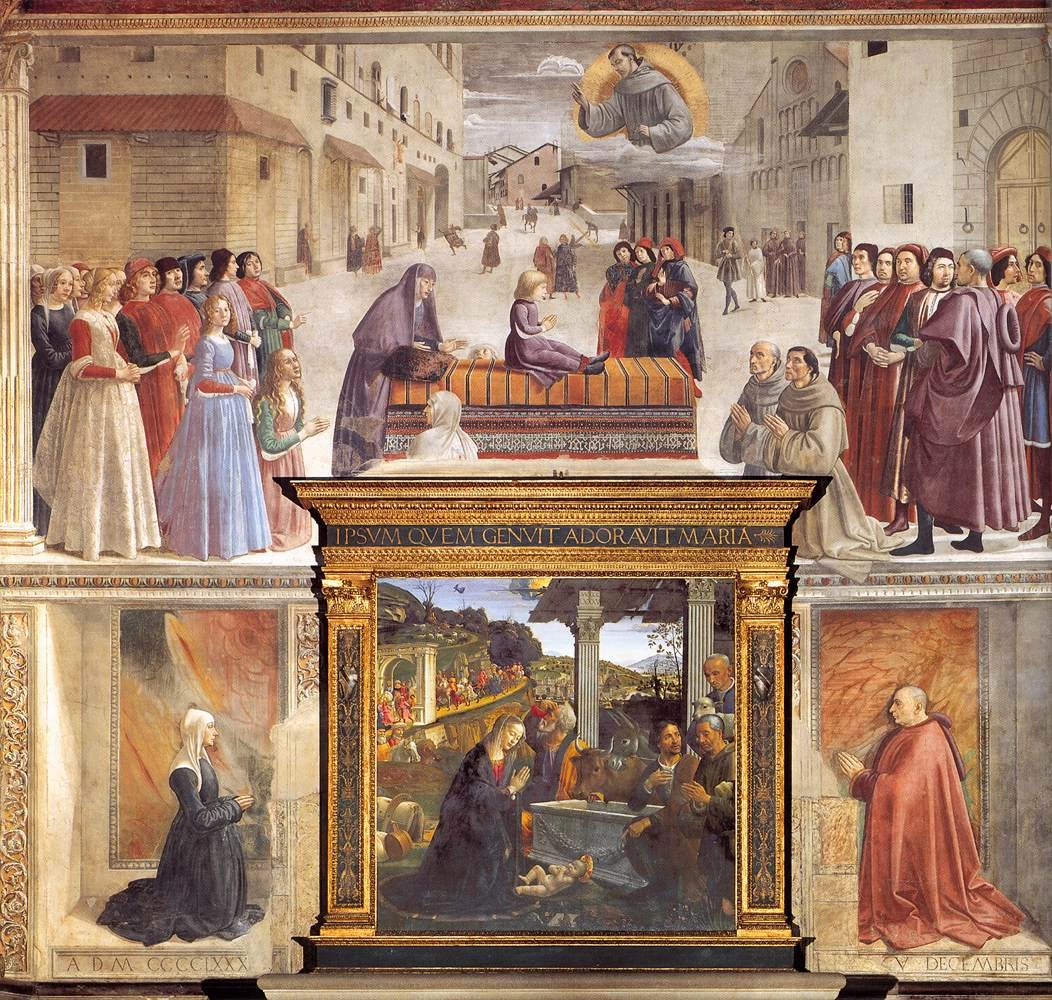 Adorazione dei pastori - Santa Trinita, Firenze, insieme